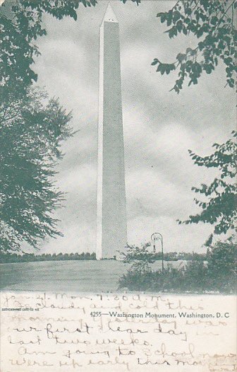 Washington Monument Washington DC 1903