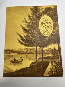 Vintage 1970's Regency Room Restaurant Menu Roanoke VA Virginia