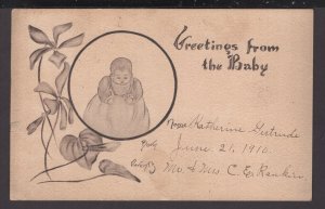 Greetings from the Baby - pm1910 -  Und/B