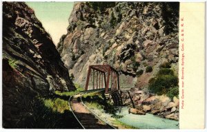 13851 Platte Canyon Near Strontia Spring, Colorado & Southern Railroad