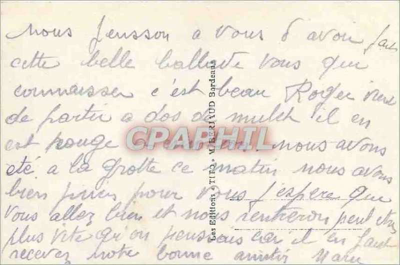 Old Postcard Gavarnie Circus Circus Hotel and