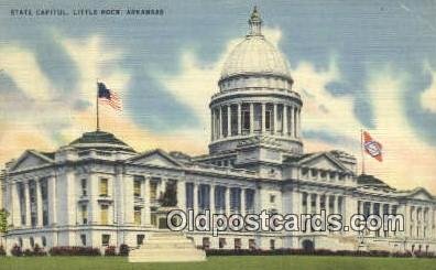 Little Rock, Arkansas, AR State Capital USA Unused crease right top corner