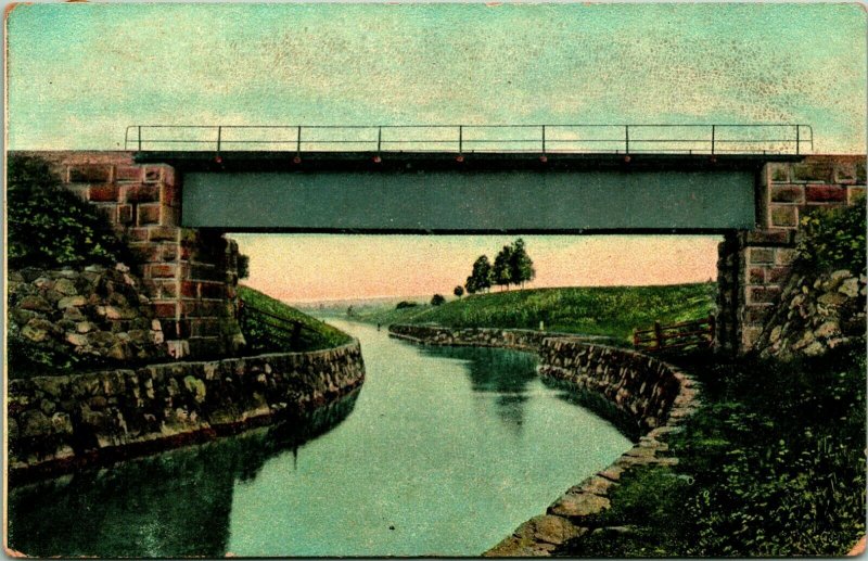 Vtg Postcard 1908 Lempäälä Finland Railway Bridge - Drew Mississippi Cancel