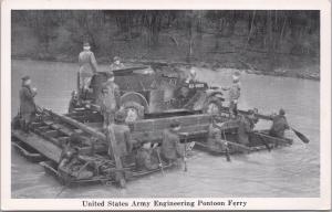 Military, WWI, US Army Engineering Pontoon Ferry -Bloom Brothers