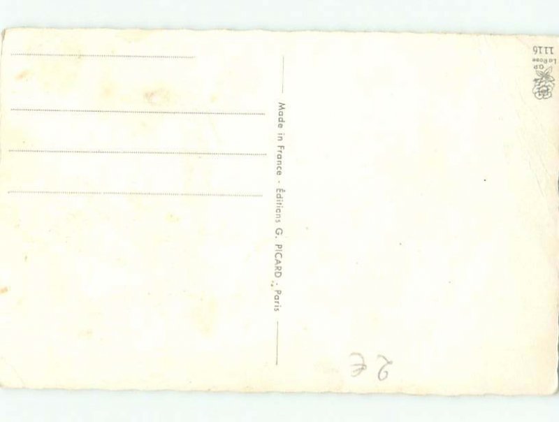 Old Foreign Postcard Risque signed SEXY FRENCH GIRLS UNDER THE TREE AB7305