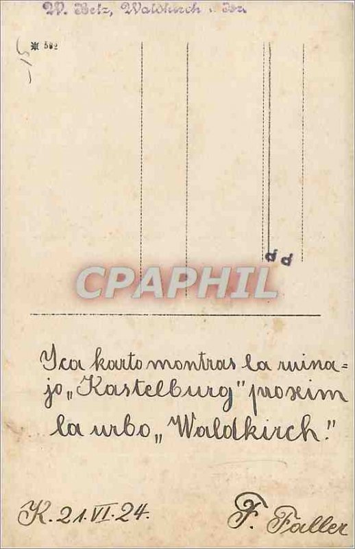 Old Postcard Doldkirch