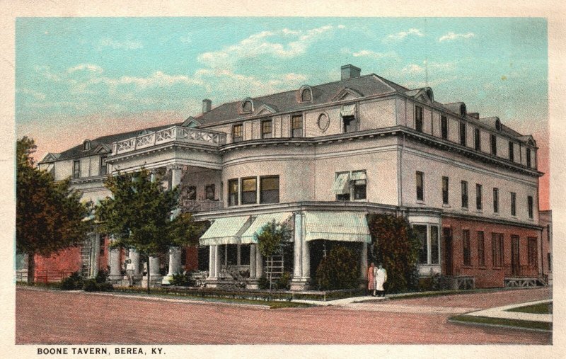 Vintage Postcard Boone Tavern Historical Hotel And Restaurant Berea Kentucky KY