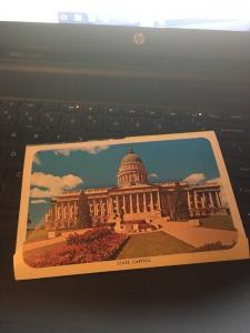 Vtg Foldout Postcard: Salt Lake City Utah, 12 Views