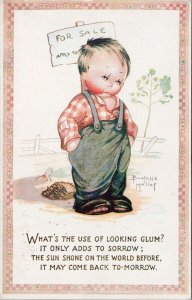 Beatrice Mallet Artist Boy Glum Cheer Up Cute Kiddies TUCK 3594 Postcard G81