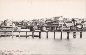 New Glasgow Nova Scotia Bridges Trolley NS Unused Postcard E79