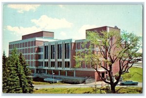 c1960 Holy Cross College Campus Center Worcester Massachusetts MA Trees Postcard