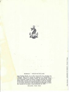 MK-057 France, Paquabot Brazza Cruise Ship Menu, Vintage Apr 1962 Bazille Cover