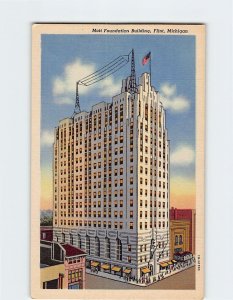 Postcard Mott Foundation Building, Flint, Michigan