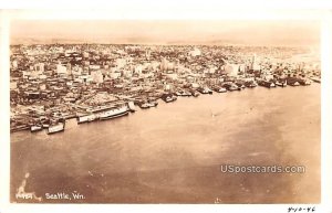 Birds Eye View - Seattle, Washington WA Postcard