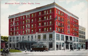 Montrose Hotel Cedar Rapids IA Iowa Unused Baylis Postcard H11