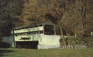 Kissing Bridge, OH USA Covered Bridge Unused 