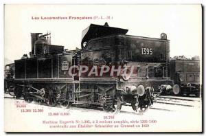 Postcard Old Train Locomotive Engerth Machine 1395