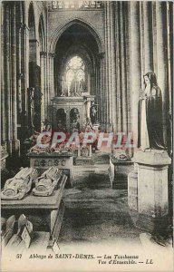 Postcard Abbey of Saint Denis Tombs Overview