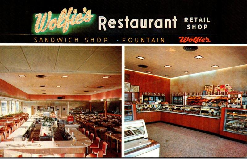 Florida St Petersburg Wolfie's Restaurant & Fountain 1961