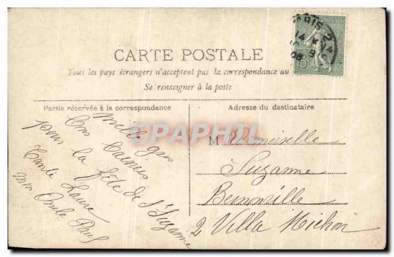 Old Postcard Fantasy Children Angel Cherub