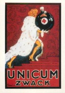 H. M. The Emperor - Unicum advertising poster modern postcard