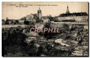 Old Postcard Avallon L & # 39Eglise Saint Lazare And & # 39ancien Couvent Des...