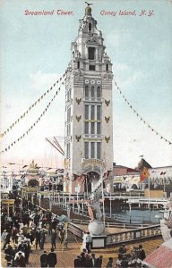 Dreamland Tower Coney Island, NY, USA Amusement Park 1910 