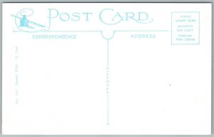 EXAGGERATED FISHING ANTIQUE POSTCARD FIRST ONE WE LANDED