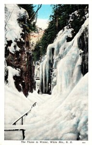 New Hampshire White Mountains The Flume In Winter