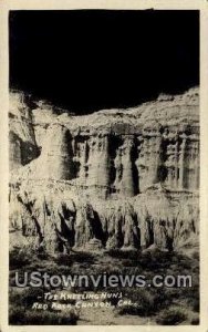 Kneeling Nuns, Real photo - Red Rock Canyon, California CA  