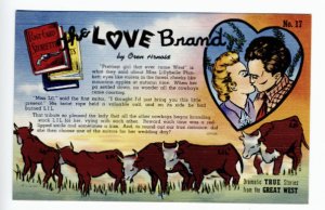 Post Card Storiettes The Love Brand Oren Hrnold Great West Postcard