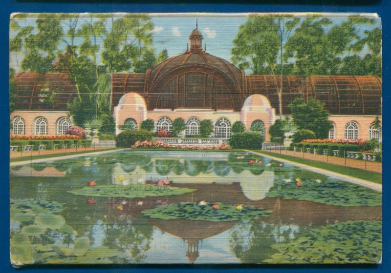 San Diego California ca Exposition D-3765 linen postcard folder