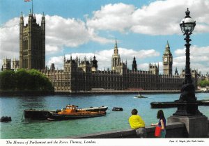 Houses of Parliament & River Thames London England United Kingdom 4 by 6