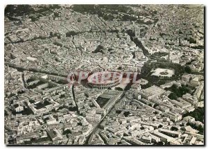 Modern Postcard Nimes Gard Aerial view and the Esplanade