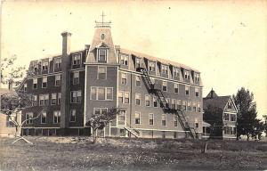 Waterville ME Mont Merci Academy School Stairway RPPC Real Photo Postcard