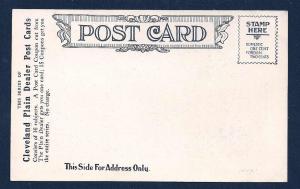 Garfield Memorial Cleveland OH unused c1905