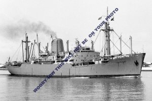 mc0088 - Shaw Savill Cargo Ship - Deseado , built 1961 - photo 6x4