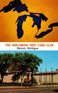 Michigan Detroit The Wolvering Post Card Club Split View