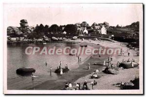 Postcard Old PLOUMANACH beach Saint Guirec