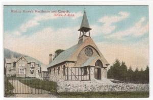 Bishop Rowe's Residence Church Sitka Alaska 1910c postcard