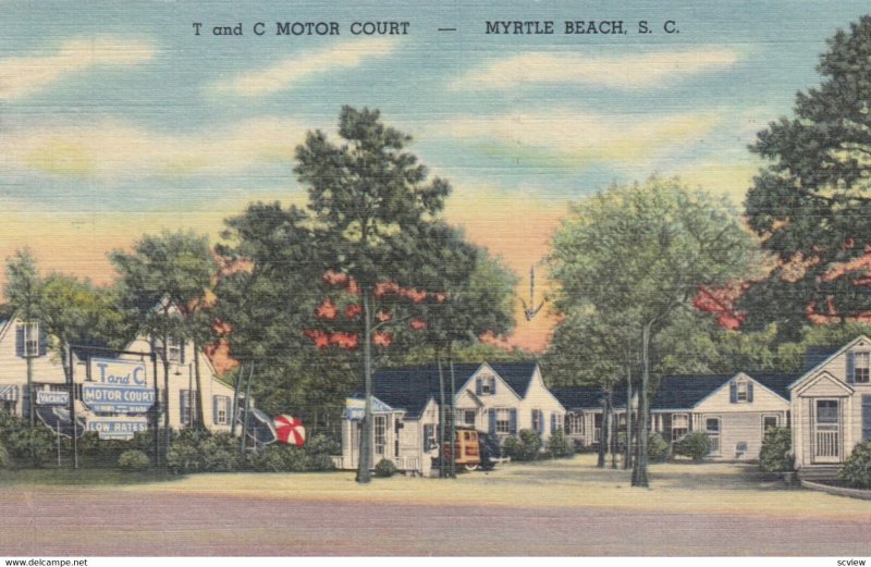 MYRTLE BEACH , South Carolina , 1930-40s ; T and C Motor Court