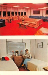 Connecticut CT ~  AMERICAN CRUISE LINES Lounge & Stateroom  ADVERTISING  Postca