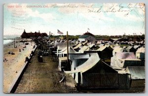 Tent City  Coronado  California   Postcard  1907