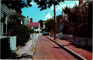 Postcard HOUSE SCENE Nantucket Massachusetts MA AM5013