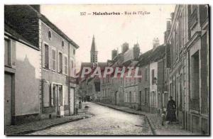 Malesherbes Old Postcard Street of & # 39eglise