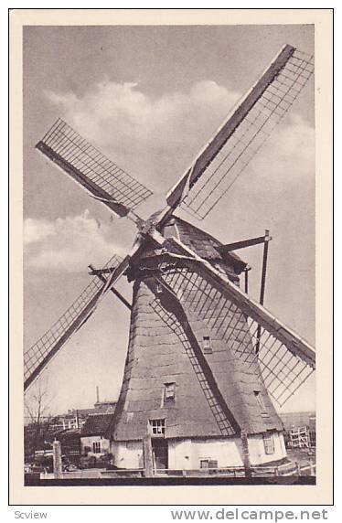 Windmill : Hollandse Molenserie , Netherlands, 20-40s #4