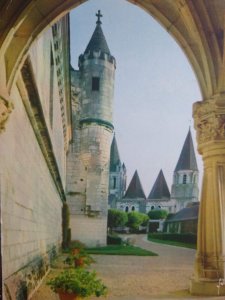 Postcard - La Collégiale Saint-Ours - Loches, France