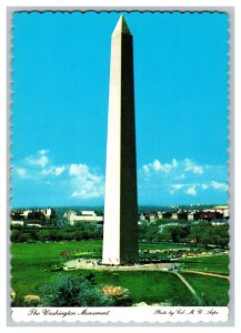 The Washington Monument Vintage Postcard Continental View Card #3