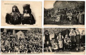 MACEDONIA, SERBIA, YUGOSLAVIA,MONASTIR 120VintagePostcards mostly pre1940(L5555)