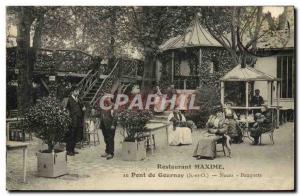 Old Postcard Pont de Gournay Restaurant Maxime TOP